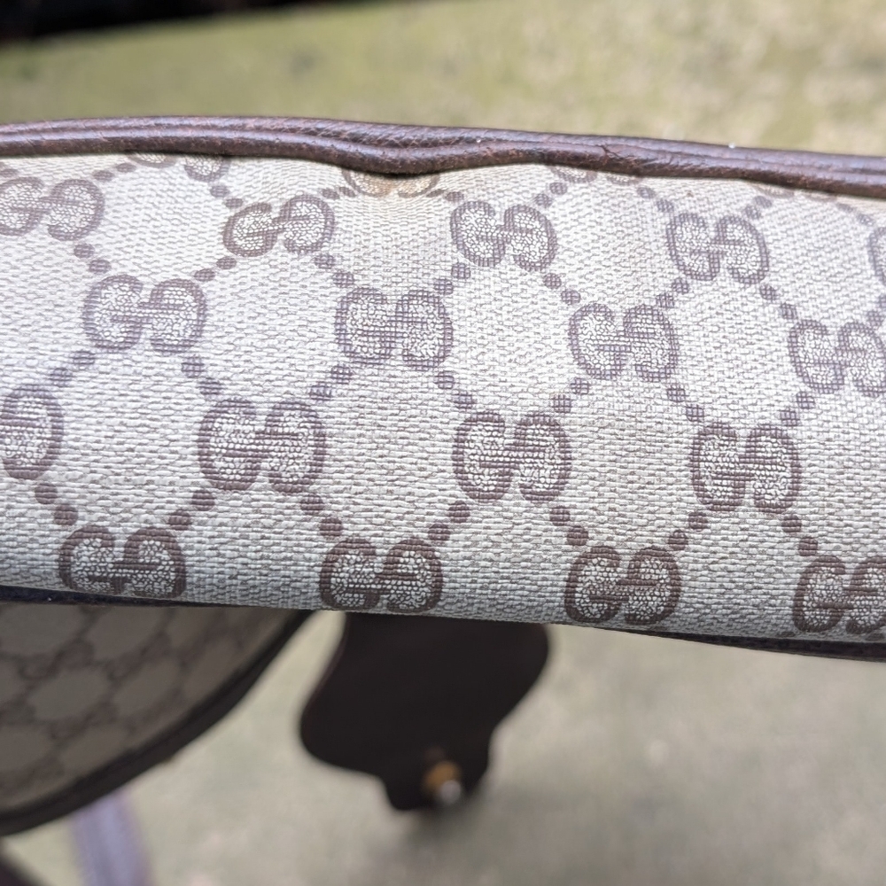 Gucci Vintage GG Coated Canvas Shoulder Bag - VGUC! - Picture 12 of 15